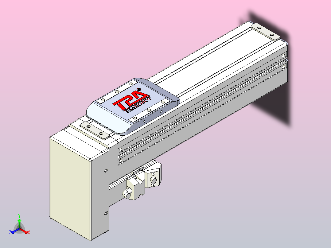 滚珠丝杠直线轴带导轨全封闭TPA-HCR-65S-1610C-L150-MP-C-P10-N3主视图