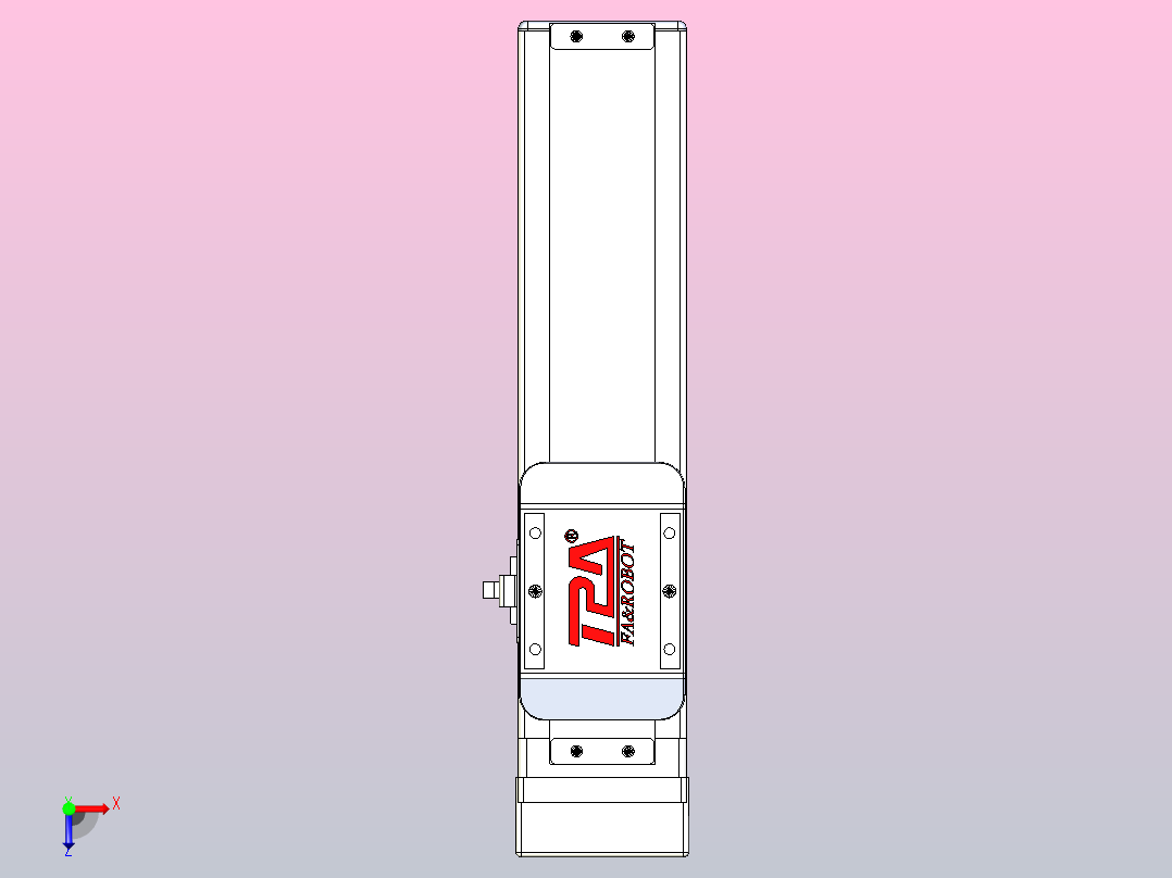 滚珠丝杠直线轴带导轨全封闭TPA-HCR-65S-1610C-L150-MP-C-P10-N3俯视图