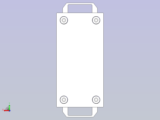 一款薄壁件冲压产品检测检具设计模型后视缩略图