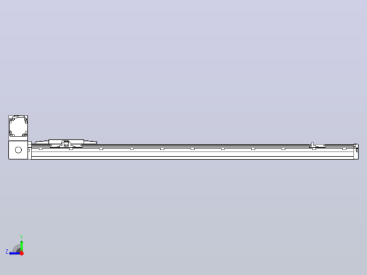 机器人皮带驱动直线轴TPA-GCB-120-P70-L800-LU-M20-N3右视缩略图