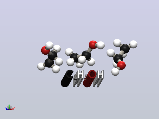 C2H5OH分子
