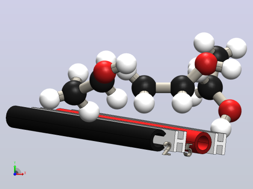 C2H5OH分子前视缩略图