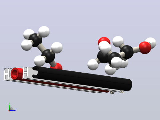 C2H5OH分子左视缩略图