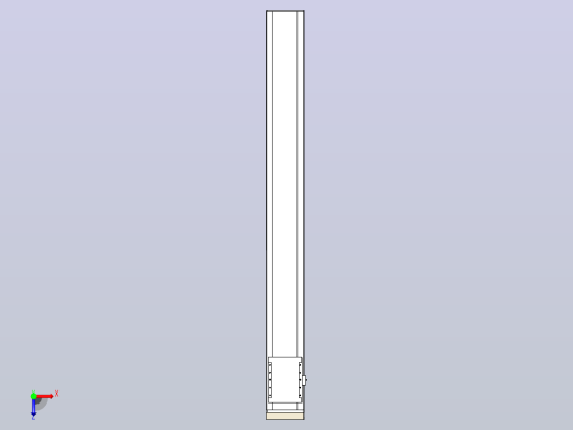滚珠丝杠直线轴带导轨全封闭TPA-HCR-202D-2510C-L1800-MP-C-P75-N3俯视缩略图