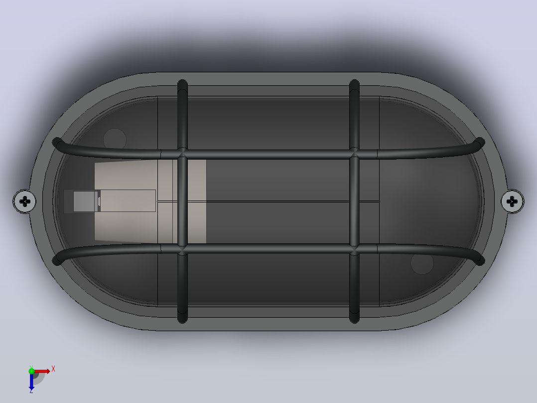 灯泡罩俯视图