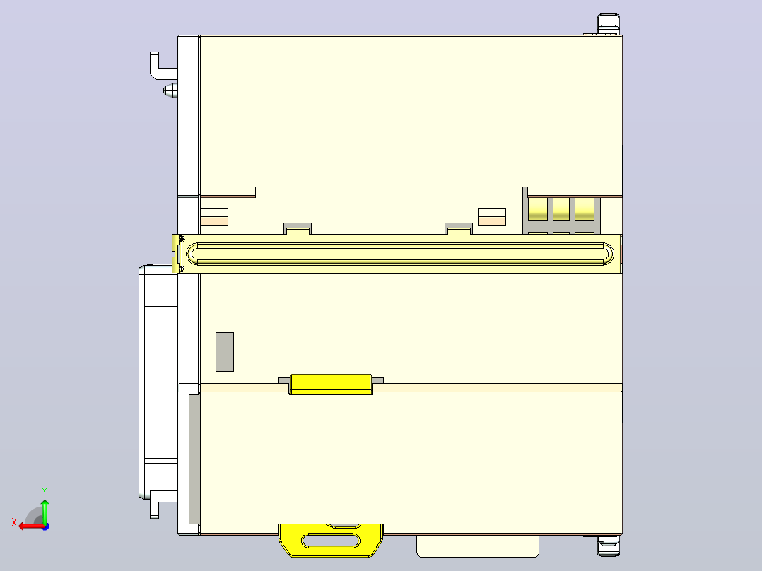 AM600系列通用型中型PLCAM600-CPU1608TP后视图