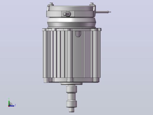 48V1200W直流电机带电磁刹车左视缩略图