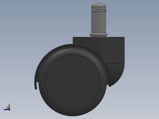 P21-04-60-105B家具轮[P21-04-50-105B]脚轮右视缩略图