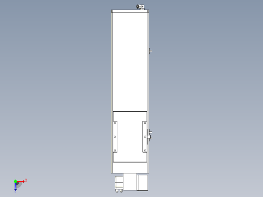 MCB17无尘皮带滑台[MCB17-L40-400-RD-P40-C3]俯视缩略图