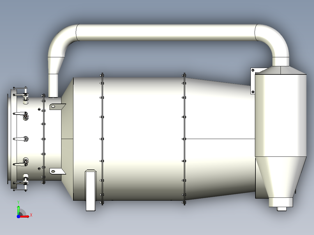 Cyclofan过滤器前视图