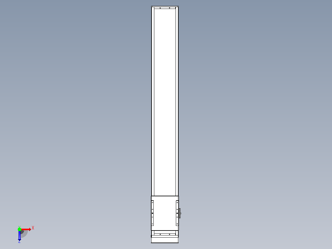 滚珠丝杠直线轴带导轨全封闭TPA-HCR-140D-2010C-L950-MP-C-P40-N3俯视图