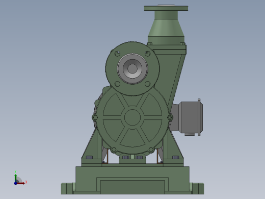 FZB型氟塑料合金自吸泵[65FZB-45L]前视缩略图