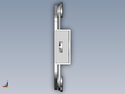 配电盘门用链条机构后视缩略图