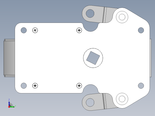 配电盘门用链条机构右视缩略图