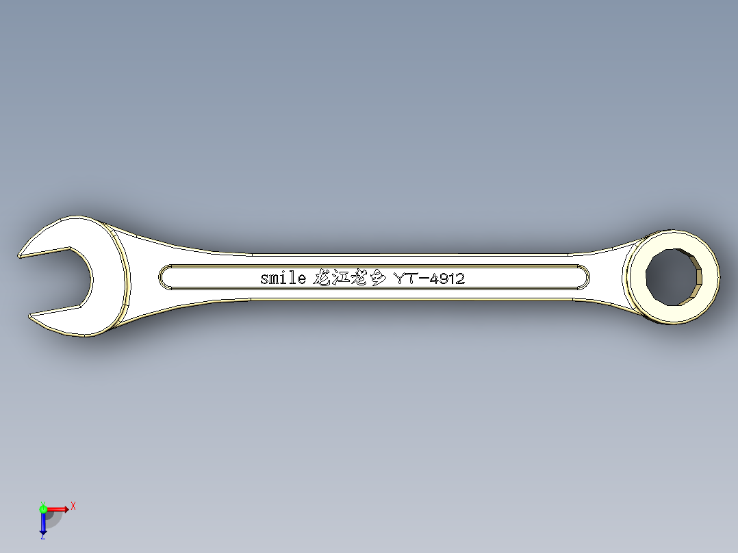 扳子俯视图