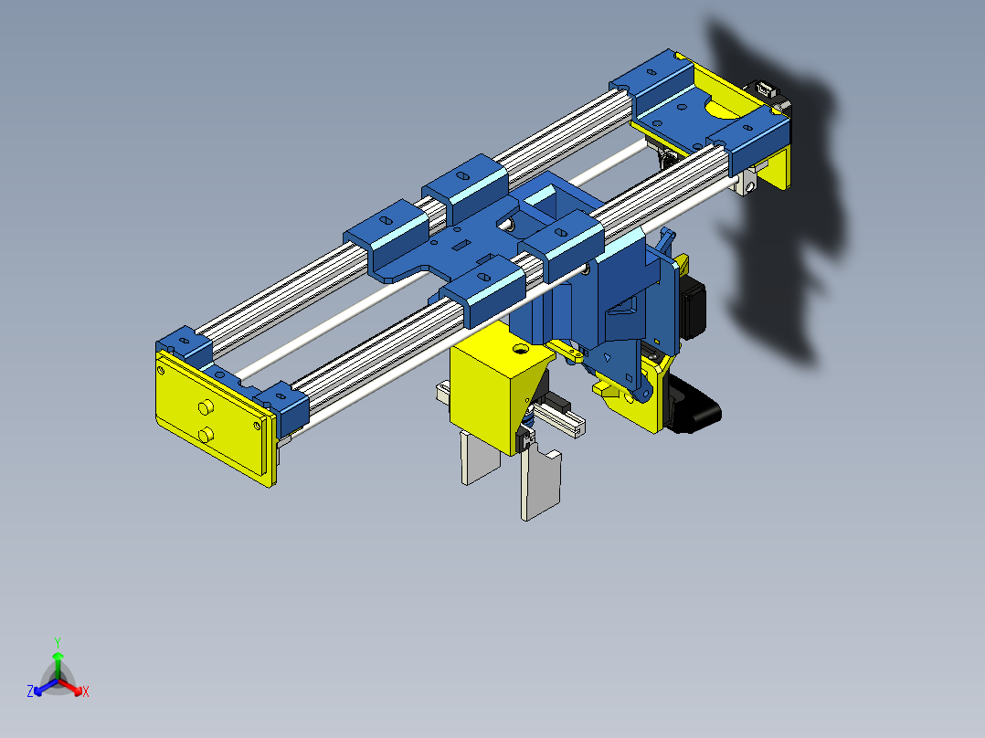 滑块升降器夹持器3D数模图纸 STEP格式(1)