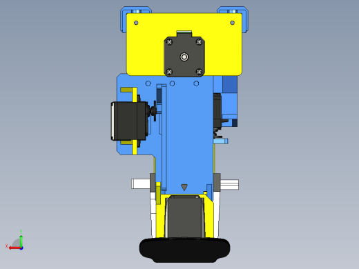 滑块升降器夹持器3D数模图纸 STEP格式(1)后视缩略图
