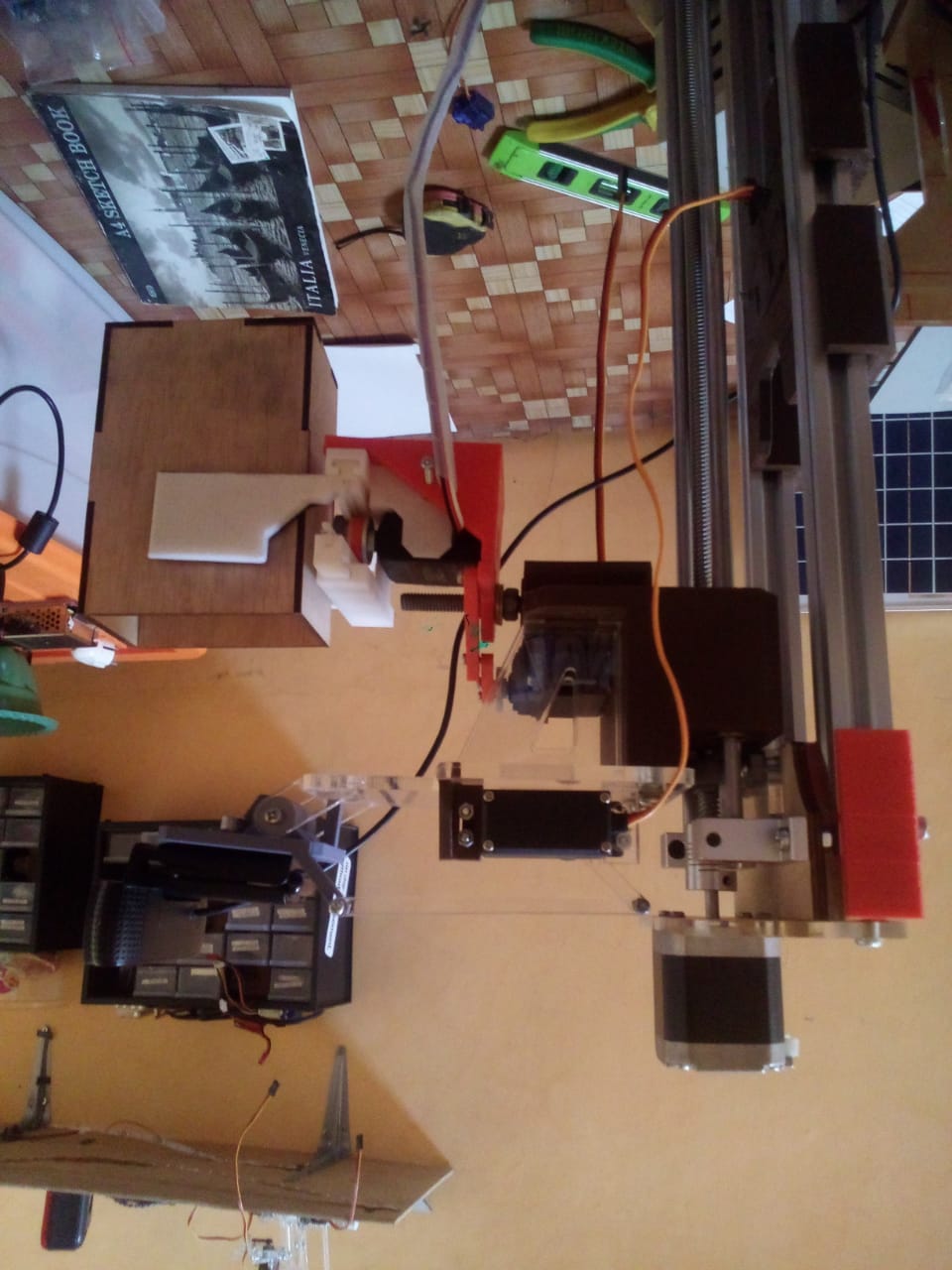 滑块升降器夹持器3D数模图纸 STEP格式(1)