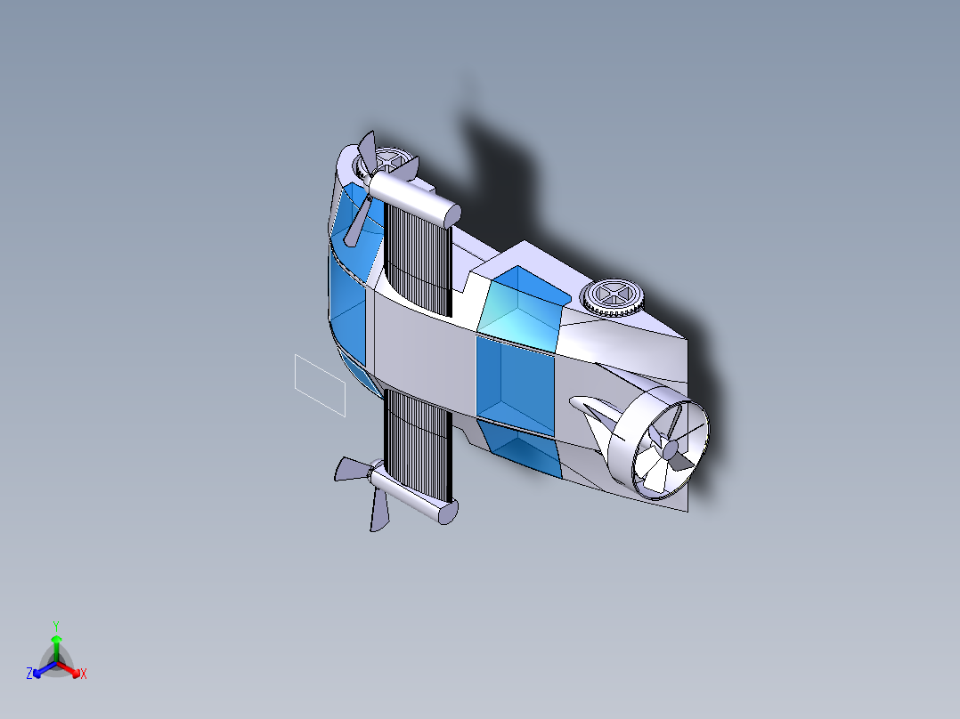 41--Terrafugia TX-1概念飞行车模型3D图纸