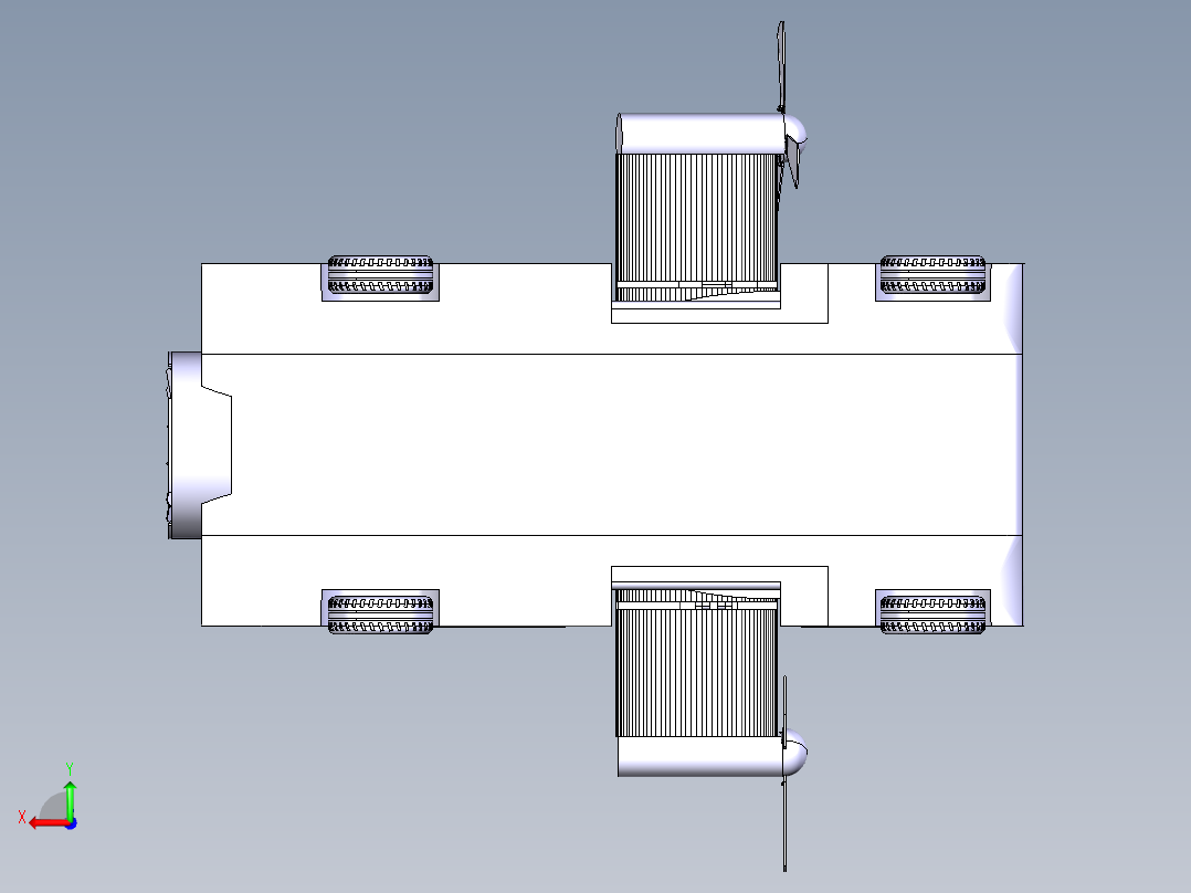 41--Terrafugia TX-1概念飞行车模型3D图纸后视图
