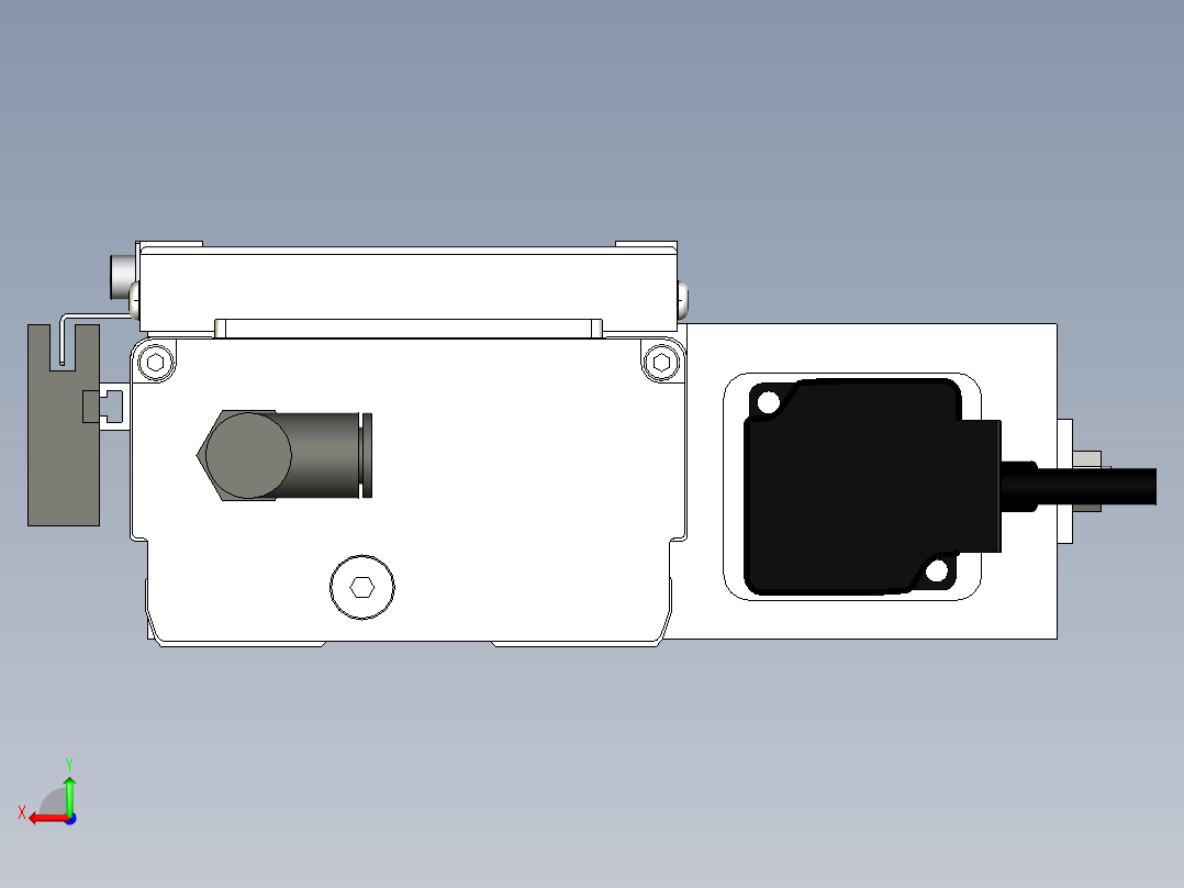 Toyo东佑达直线模组-ECH10-100-BR-100W+煞車后视图
