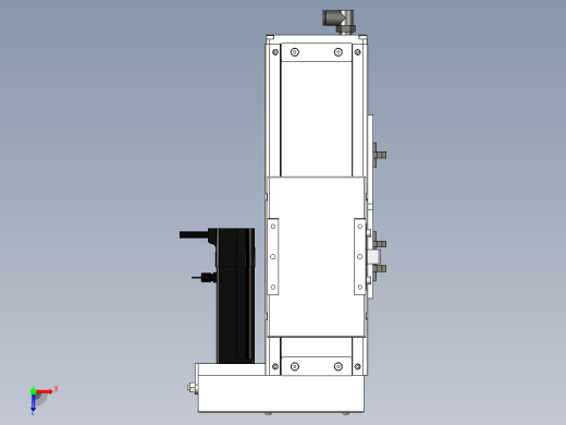Toyo东佑达直线模组-ECH10-100-BR-100W+煞車俯视缩略图