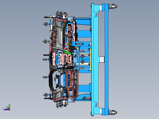 ZY2743 汽车仪表盘夹具检具设计（SolidWorks2014）右视缩略图