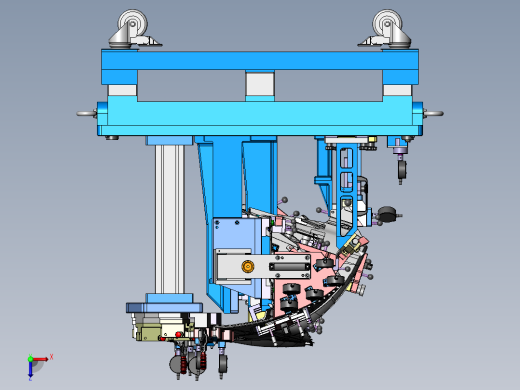 ZY2743 汽车仪表盘夹具检具设计（SolidWorks2014）俯视缩略图
