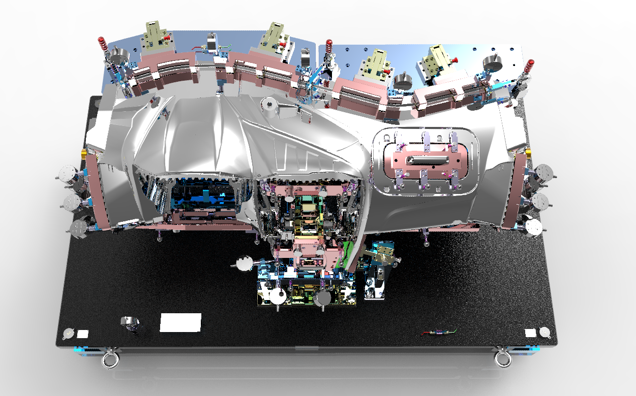 ZY2743 汽车仪表盘夹具检具设计（SolidWorks2014）