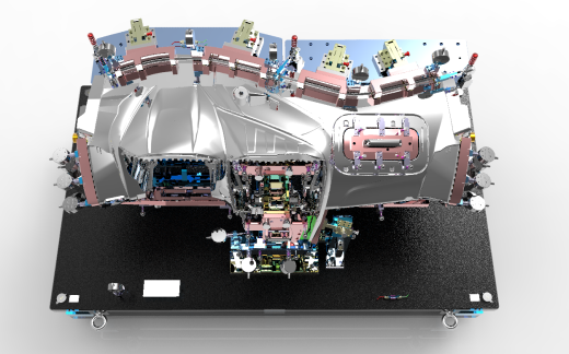 ZY2743 汽车仪表盘夹具检具设计（SolidWorks2014）缩略图