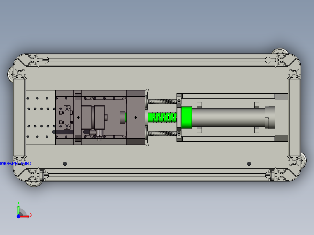 汽车动力电池整平机+缩口机前视图