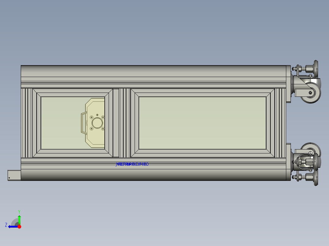 汽车动力电池整平机+缩口机右视图