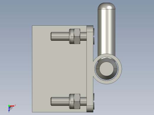 门栓插销俯视缩略图