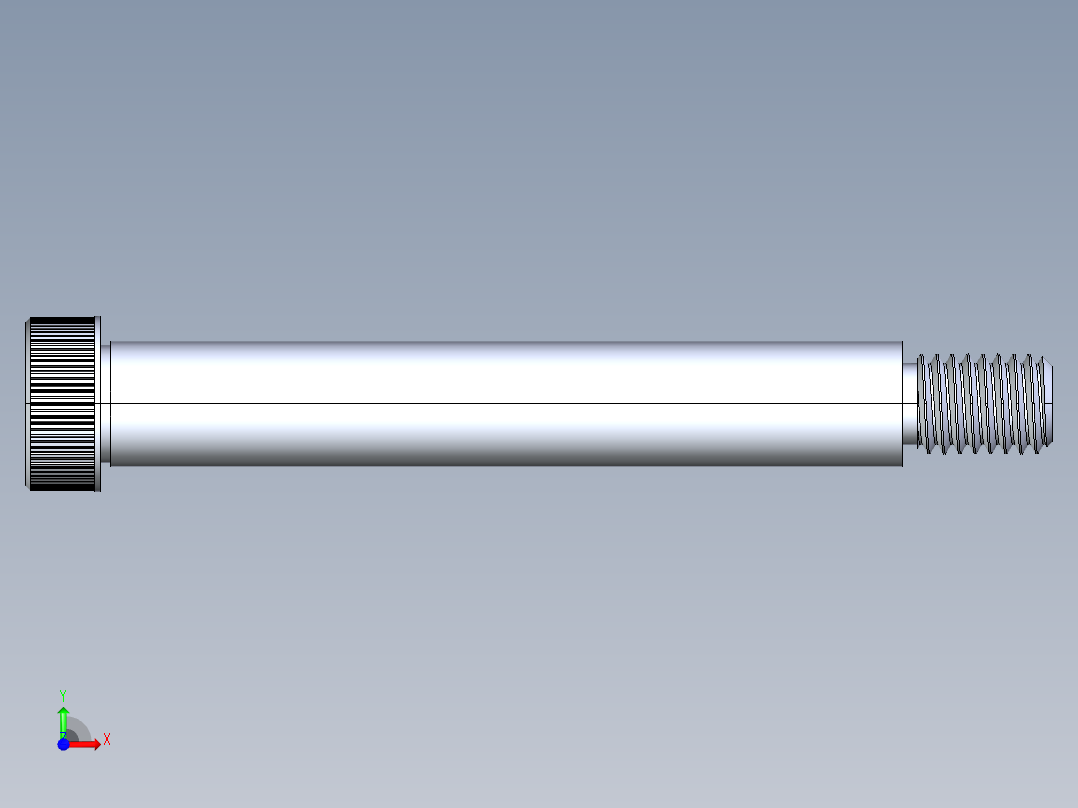 内六角螺螺栓-SB 0.500-13 x4前视图