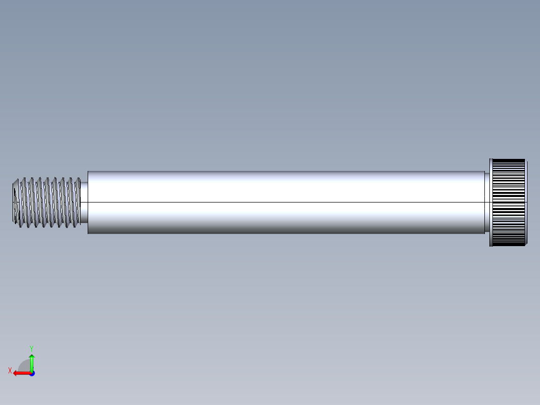 内六角螺螺栓-SB 0.500-13 x4后视图