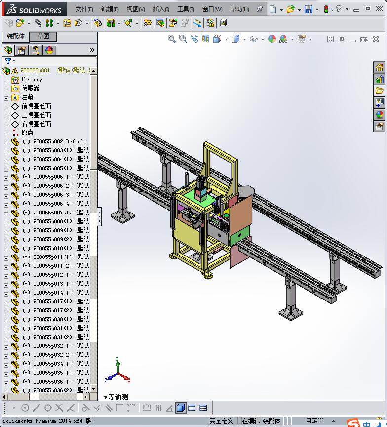 测试工作台非标设备装配