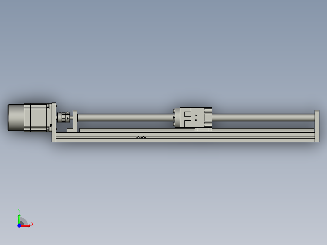 模组FSK40-L10C7-BC-B57-400行程（B57刹车电机）前视图