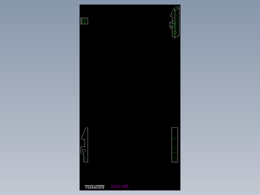扣件2220-2D多系列多零件图纸模型