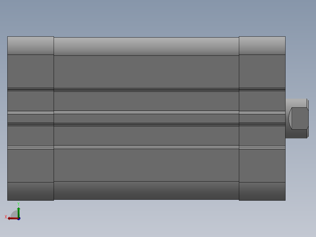 气缸ACE32X40S后视图