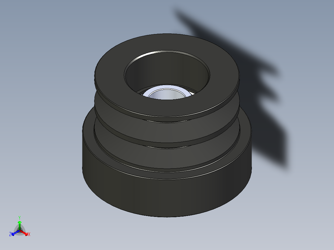 离心式离合器总成正等轴测图