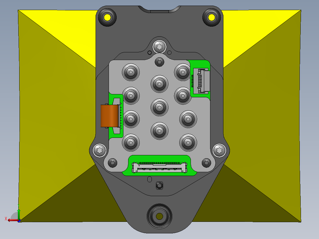 远摄像头组件后视图
