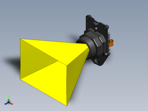 远摄像头组件正等轴测缩略图