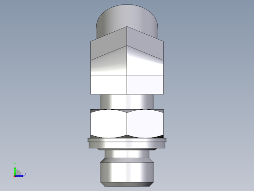 卡套式工业通用硬管接头EO_Adjustable_locknut_45_deg_elbow_VEE08SMOMDCF左视缩略图
