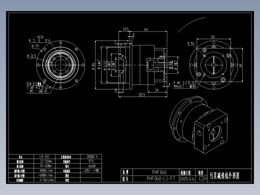斜齿PHF060-L1 8-30-46-M4.DXF