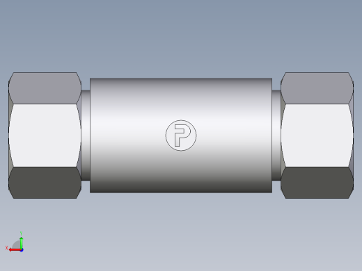 卡套式工业通用硬管接头EO_Weld_bulkhead_fitting_ESV20ZS71后视缩略图
