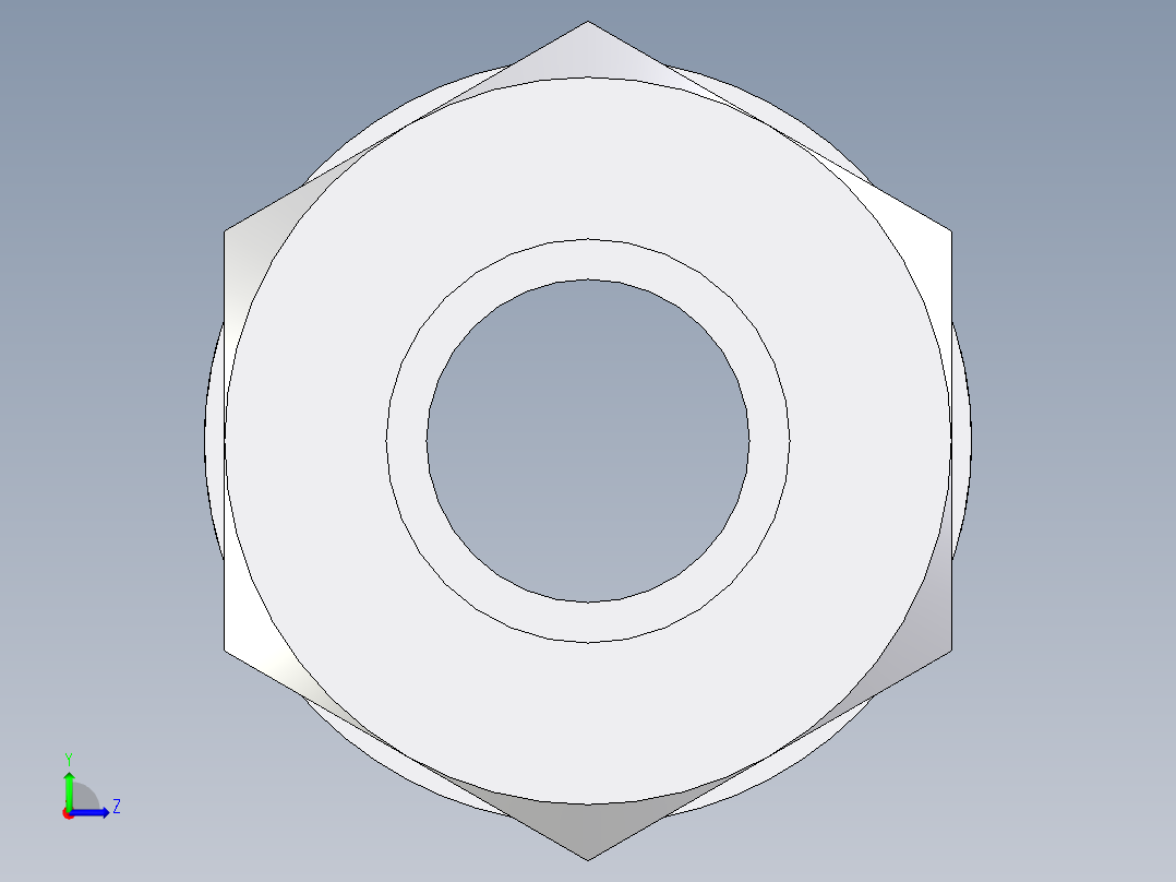 卡套式工业通用硬管接头EO_Weld_bulkhead_fitting_ESV20ZS71左视图