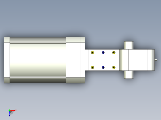 德克斯TUNKERS气缸数模KS_200_2_A00_T08_100GRAD俯视缩略图