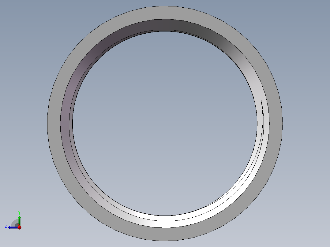 管箍-等径直通 DN20右视图