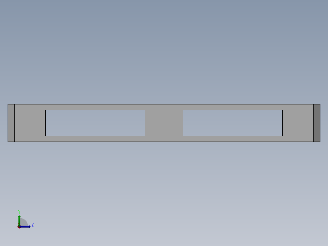 托盘 设计模型 (15)左视图