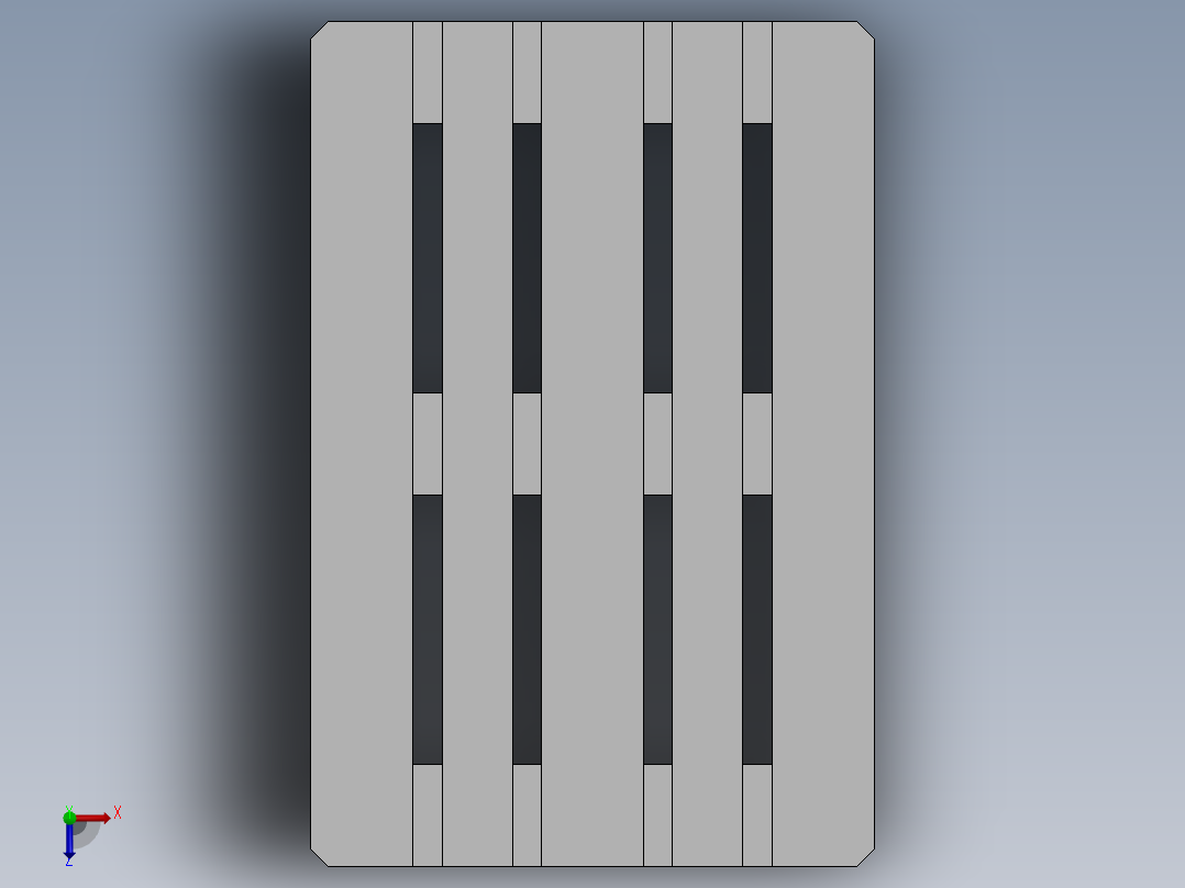 托盘 设计模型 (15)俯视图